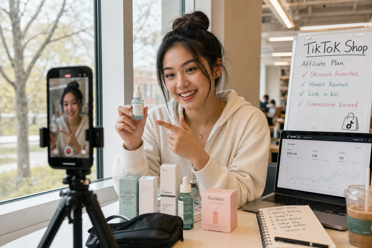 Affiliate TikTok Shop cho sinh viên là gì?