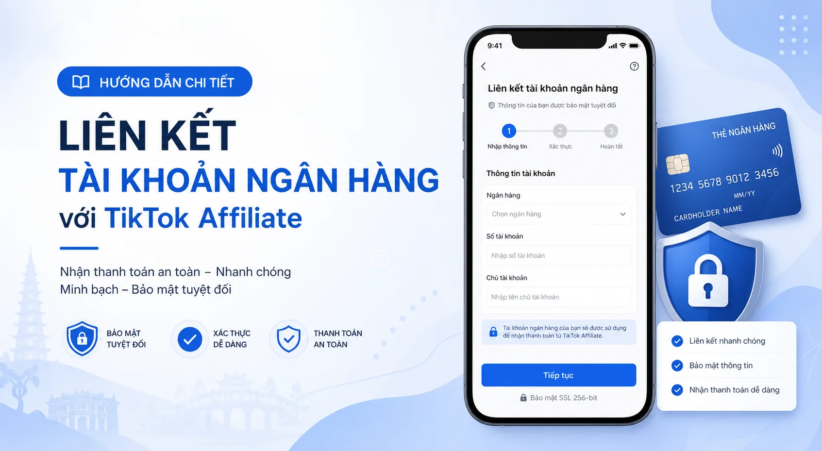 Cách liên kết tài khoản ngân hàng TikTok Affiliate: Hướng dẫn chi tiết