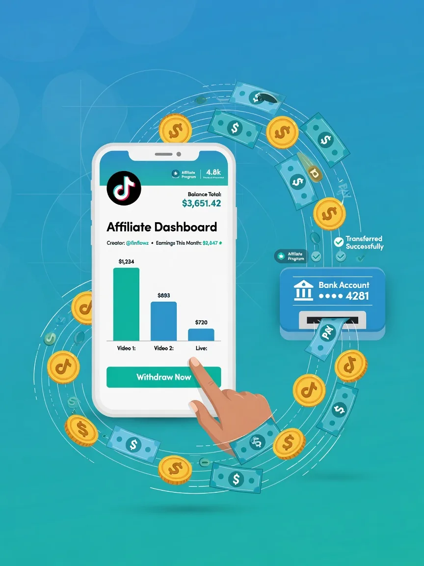 Cách Rút Tiền TikTok Affiliate Chi Tiết Từ A Đến Z 2026