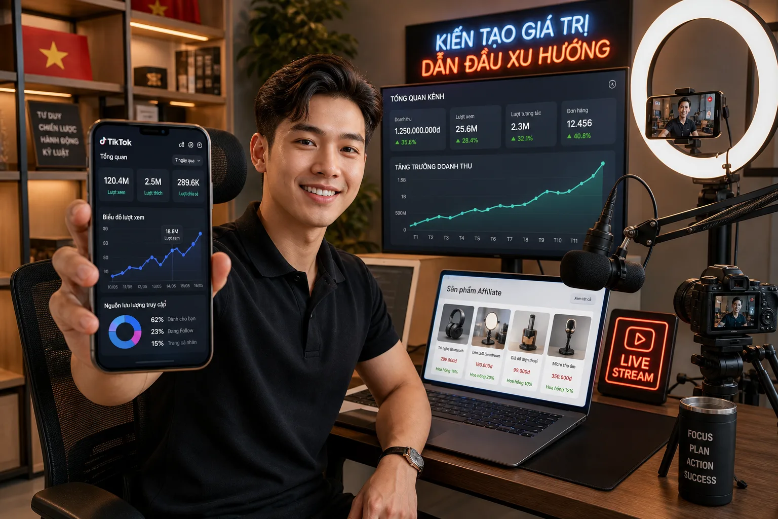 Cách scale TikTok Affiliate lên 100 triệu/tháng: Lộ trình, chiến lược và sai lầm cần tránh