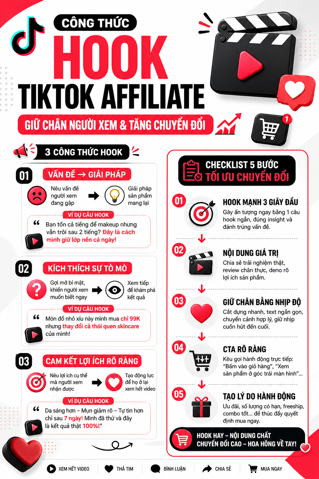 Công Thức Hook TikTok Affiliate Giữ Chân Người Xem Và Tăng Chuyển Đổi