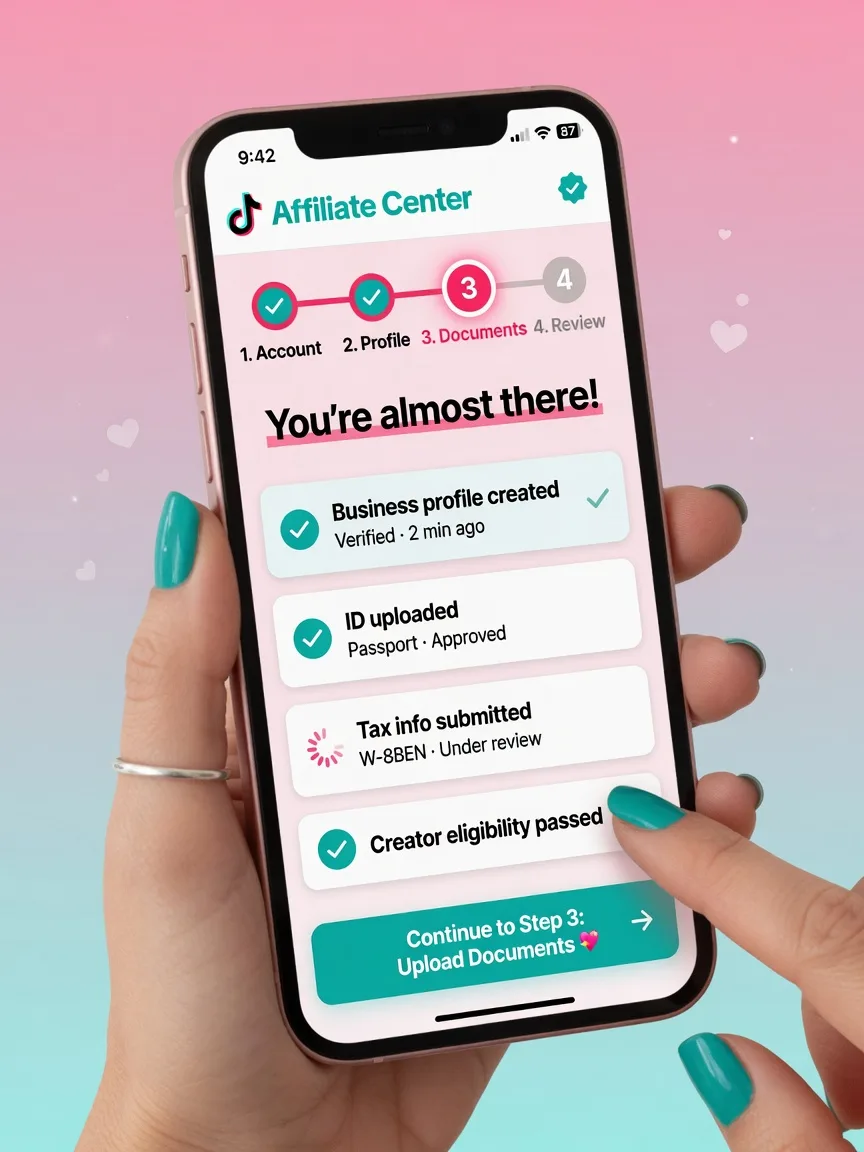 Điều kiện và cách đăng ký tài khoản TikTok Shop Affiliate 2026