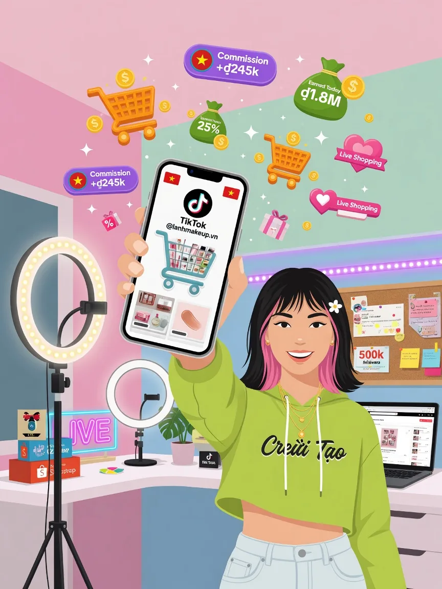 Hướng Dẫn Affiliate TikTok Cho Người Mới 2026: Từ A-Z Kiếm Tiền Hiệu Quả