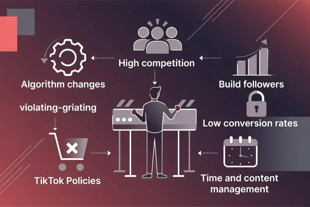 Những thách thức thường gặp khi làm affiliate TikTok