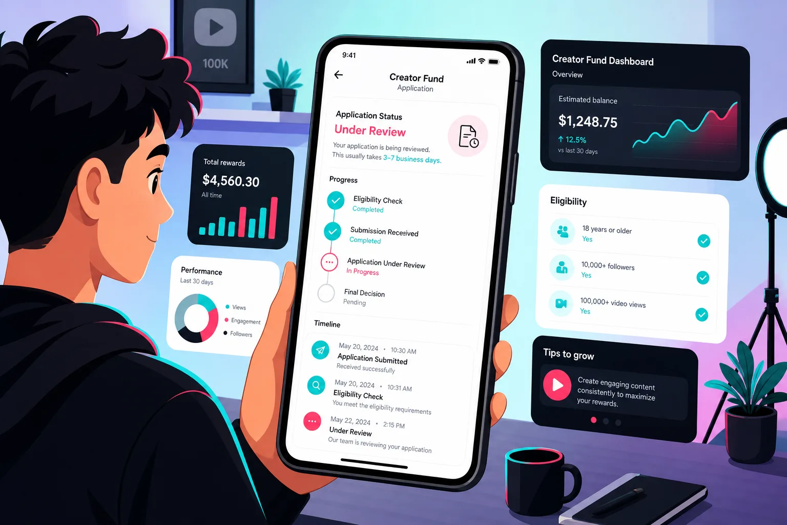 Quy Trình Xét Duyệt TikTok Creator Fund: Điều Kiện Và Cách Đăng Ký 2026