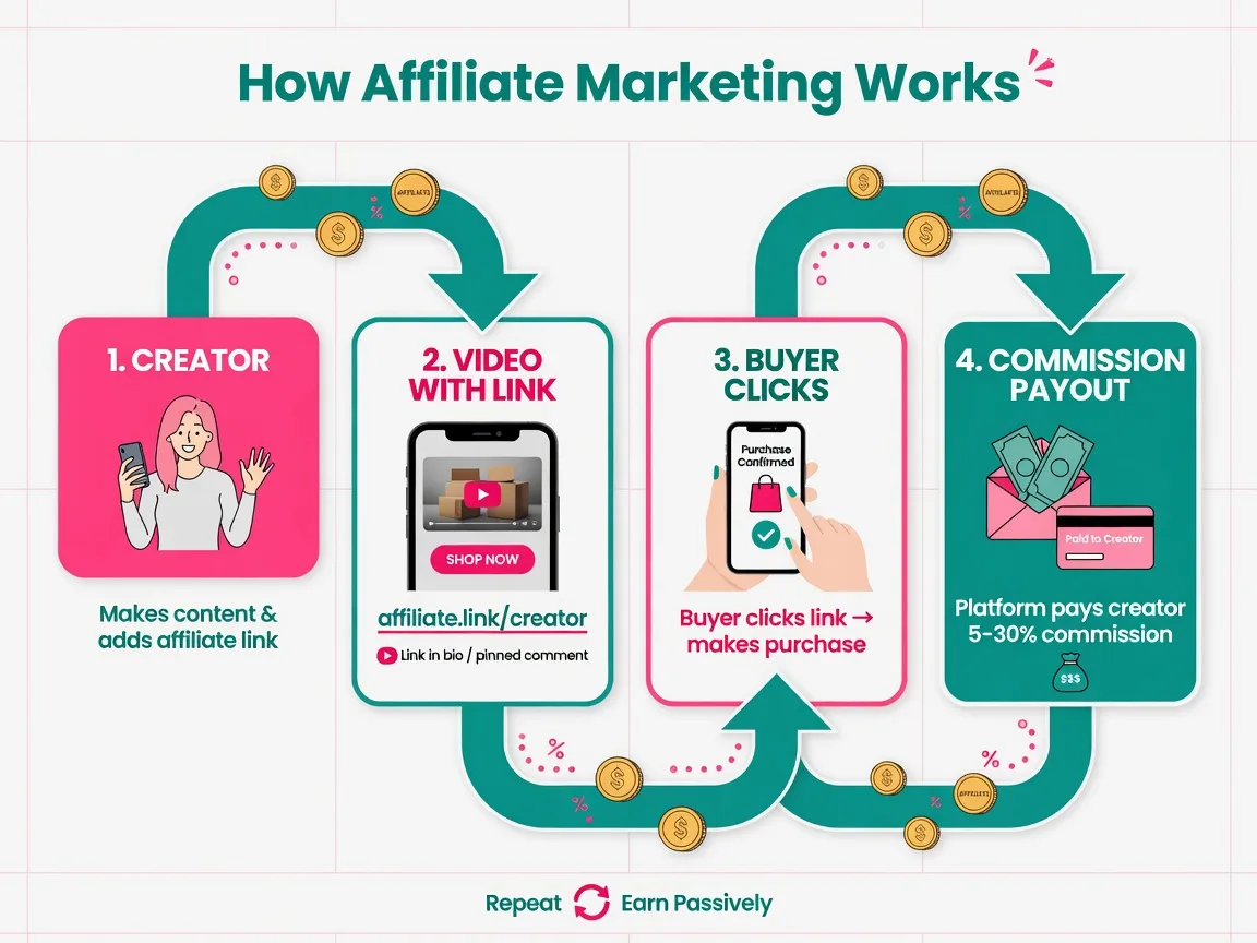 TikTok Affiliate hoạt động như thế nào?