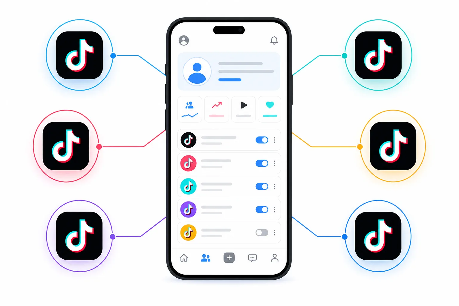 TikTok Có Cho Phép Tạo Và Quản Lý Nhiều Tài Khoản Không?