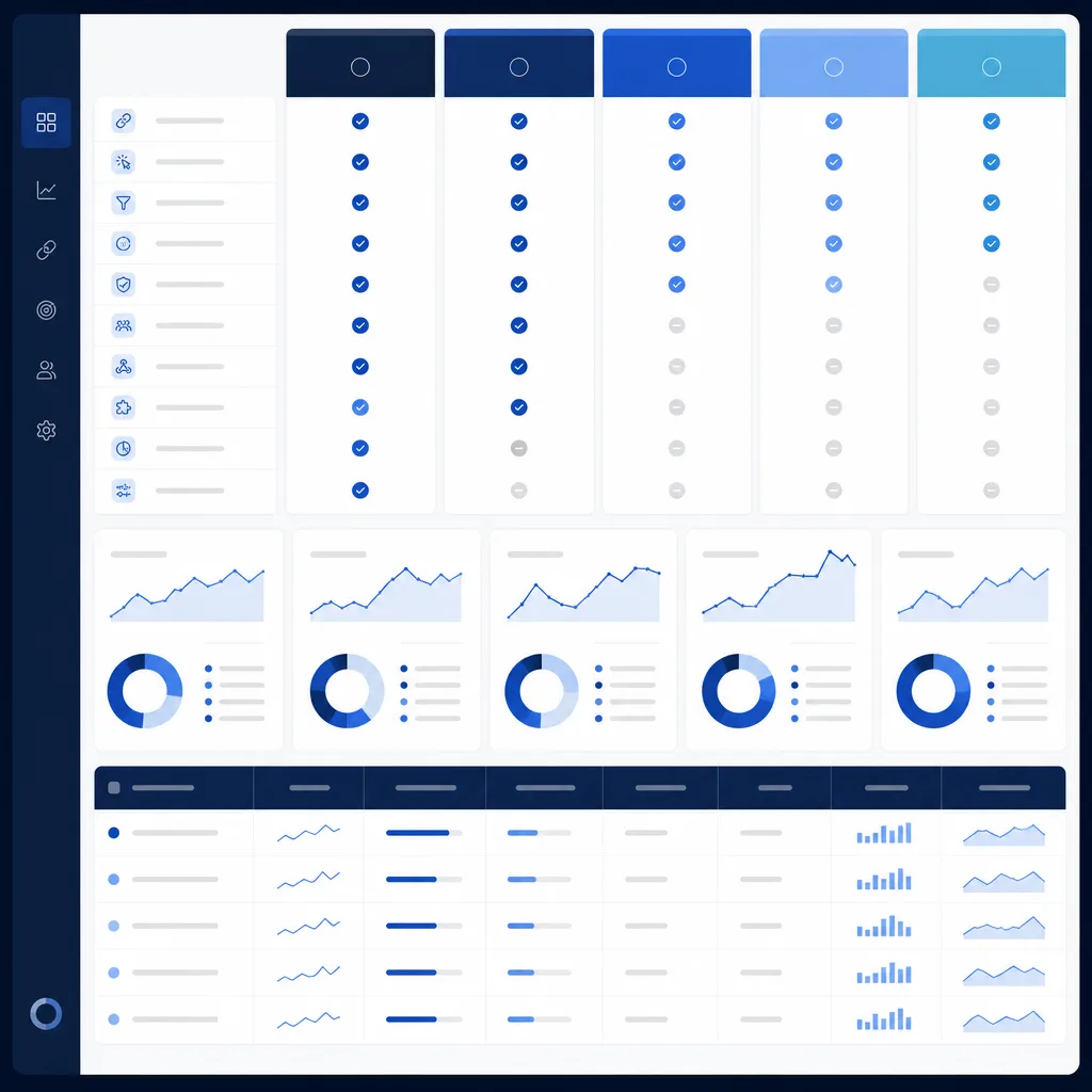 Bảng so sánh các tool theo dõi link affiliate phổ biến