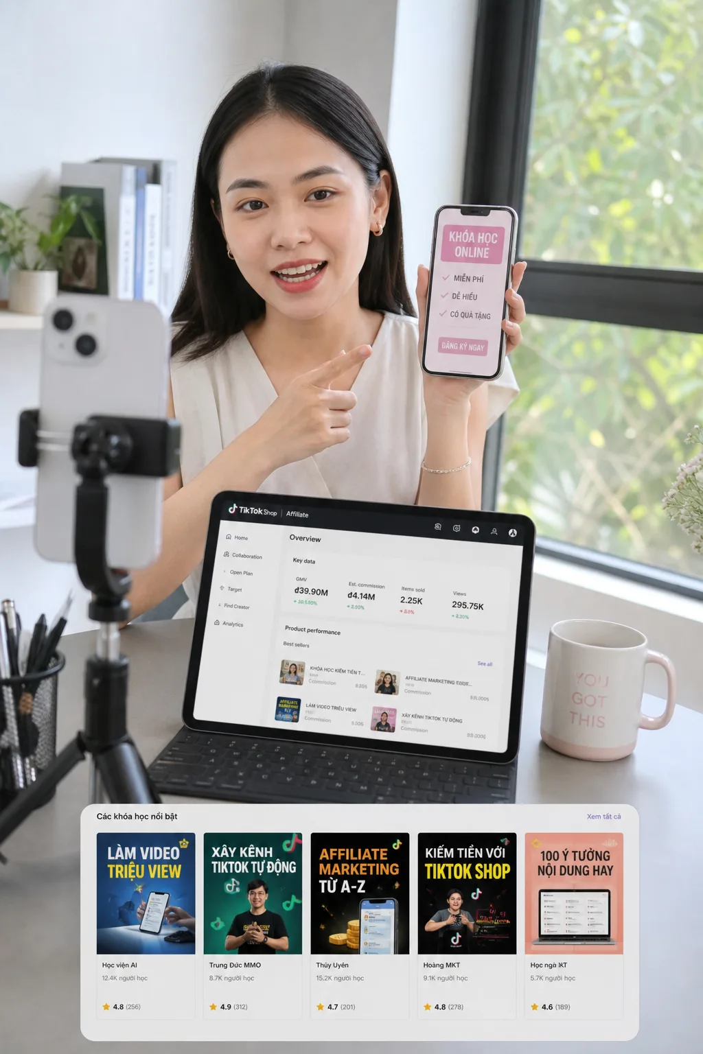 Cách Bán Khóa Học Qua TikTok Affiliate: Lộ Trình Triển Khai Hiệu Quả