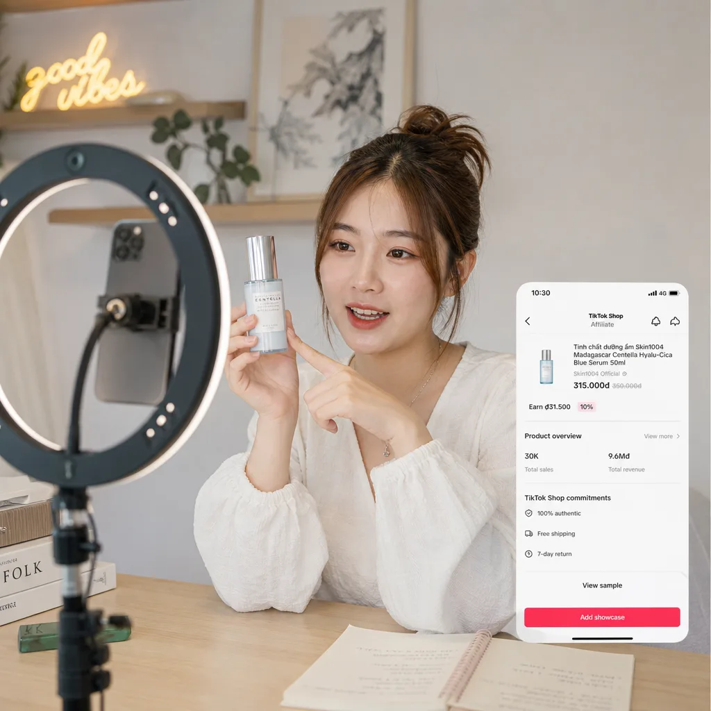 Cách Bắt Đầu TikTok Affiliate Không Tốn Tiền Cho Người Mới 2026