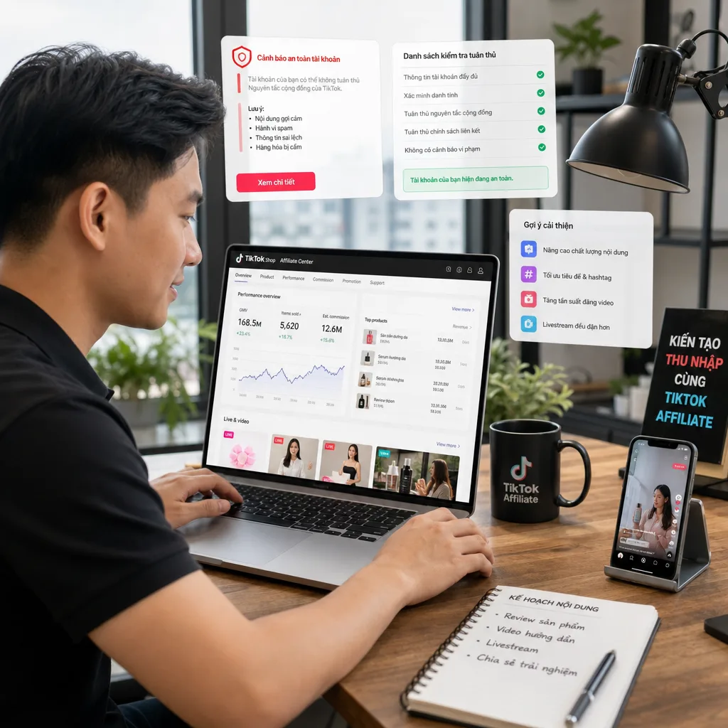 Cách Tránh Bị Khóa Tài Khoản TikTok Affiliate: Lỗi Thường Gặp Và Cách Phòng Tránh