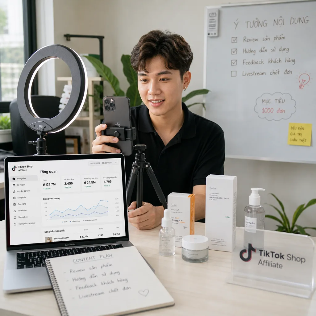 Chuẩn Bị Gì Trước Khi Làm Affiliate TikTok? Checklist Từ A-Z Cho Người Mới