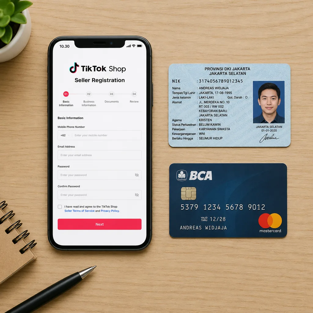 Điều kiện và giấy tờ cần chuẩn bị để tham gia TikTok Affiliate miễn phí