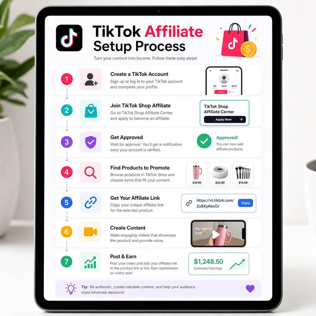Hướng dẫn bắt đầu Affiliate TikTok từ A-Z khi bạn không biết quay video