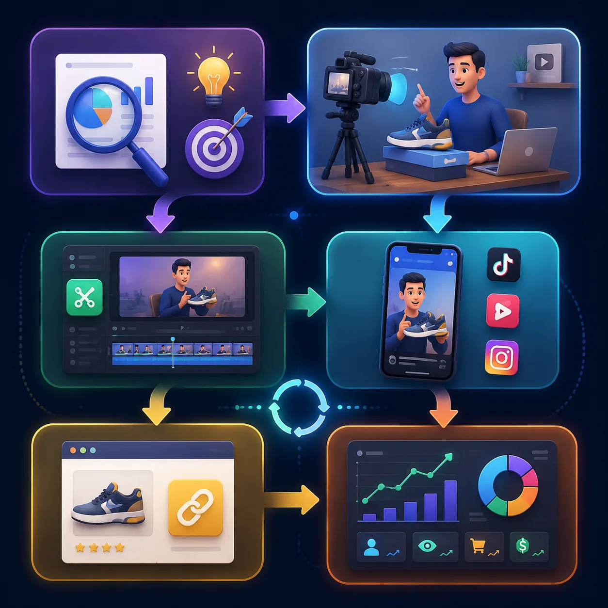 Hướng dẫn làm TikTok Affiliate kết hợp YouTube từ A-Z