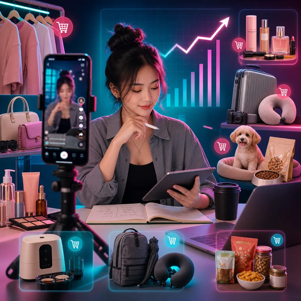 Trend sản phẩm hot TikTok Affiliate quý 3 2026: Cách chọn ngách dễ chuyển đổi