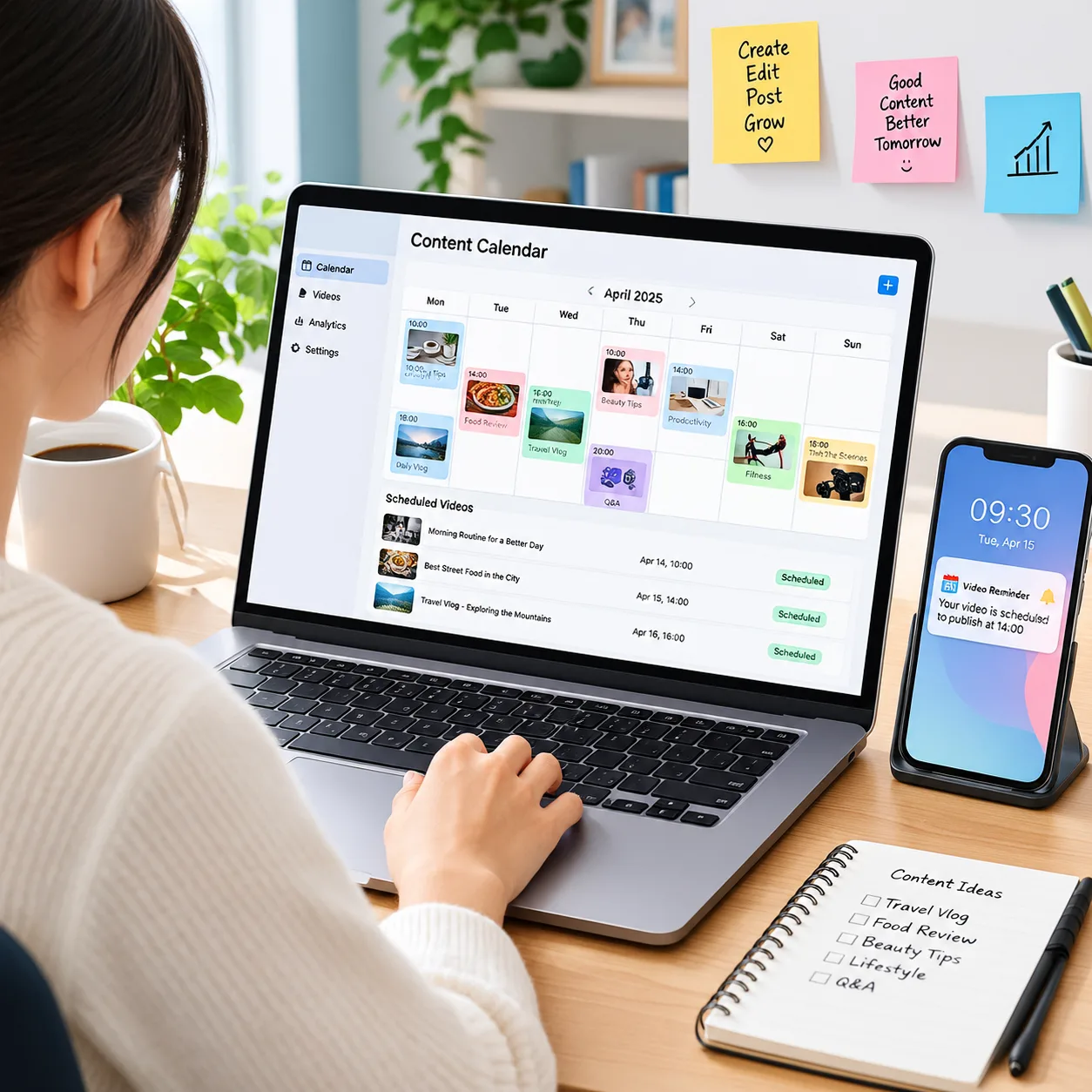 Tại sao nên dùng ứng dụng nhắc lịch đăng video TikTok?