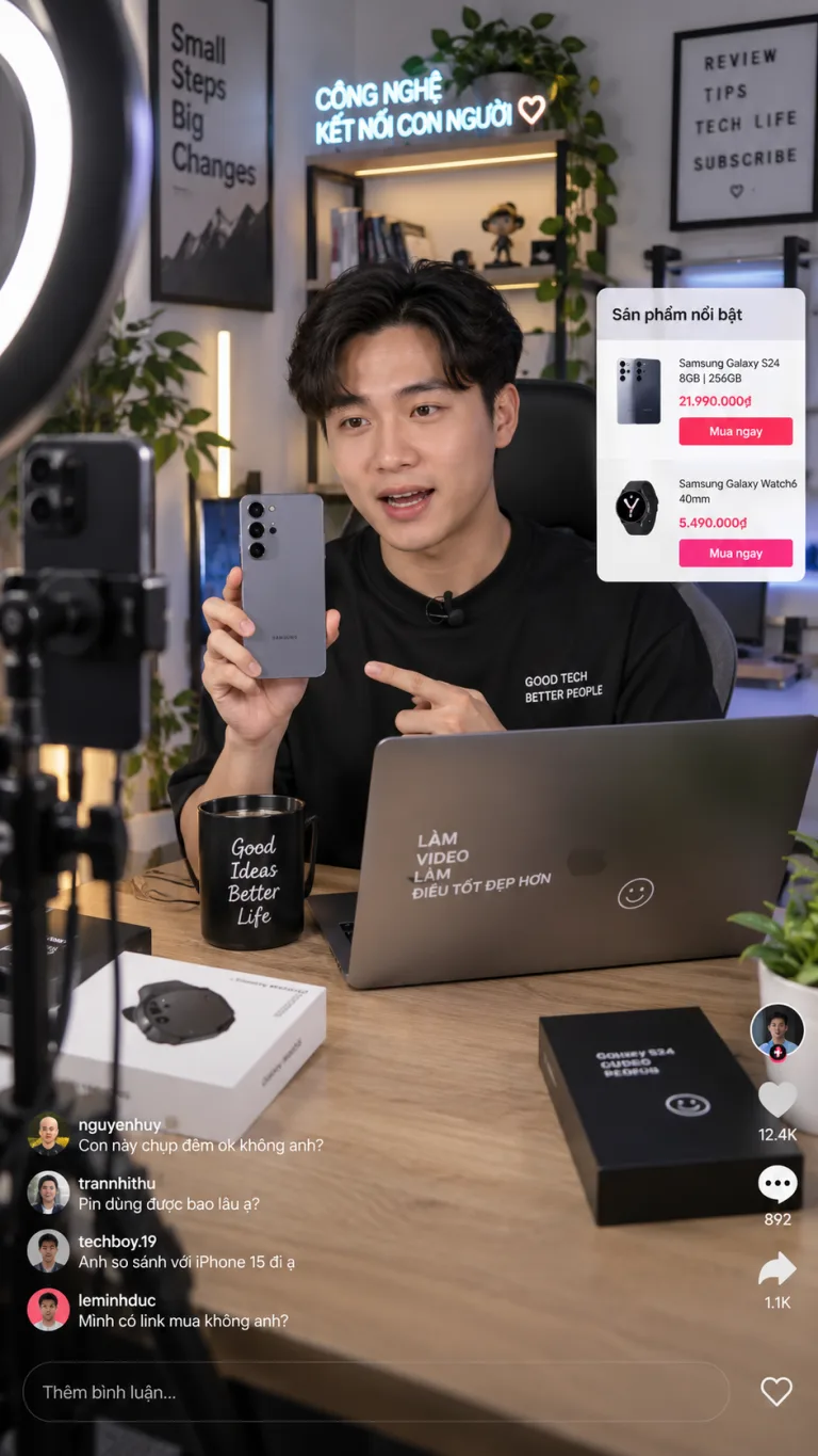 Affiliate TikTok cho sản phẩm công nghệ: Hướng dẫn từ A đến Z