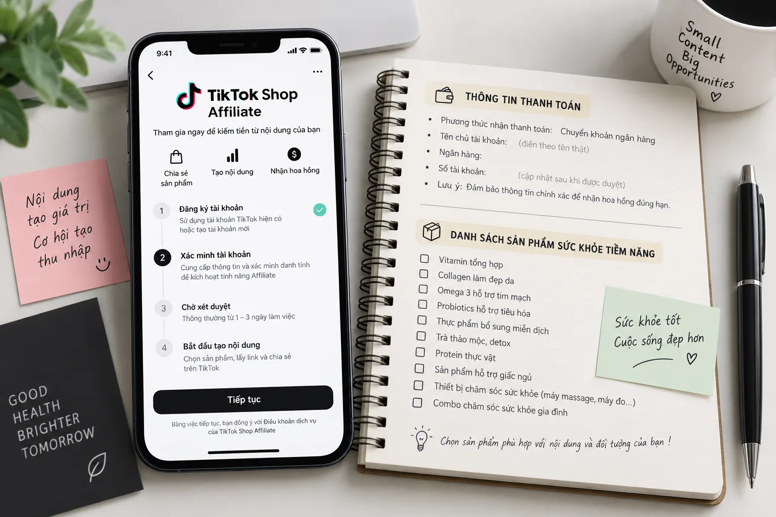 Điều kiện và các bước đăng ký Affiliate TikTok Shop
