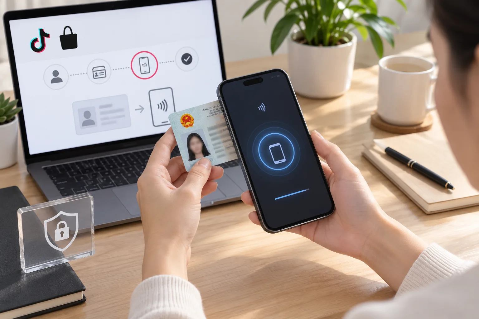 Giấy tờ xác minh danh tính và các bước xác minh CCCD, địa chỉ, NFC