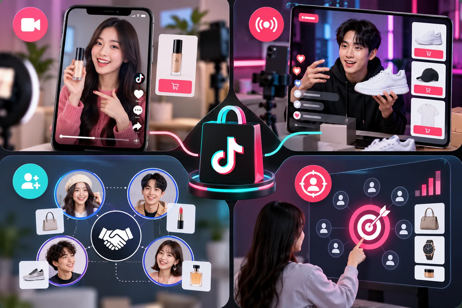 Lợi thế của mỗi phương thức hợp tác trên TikTok Shop